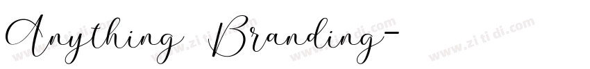 Anything Branding字体转换